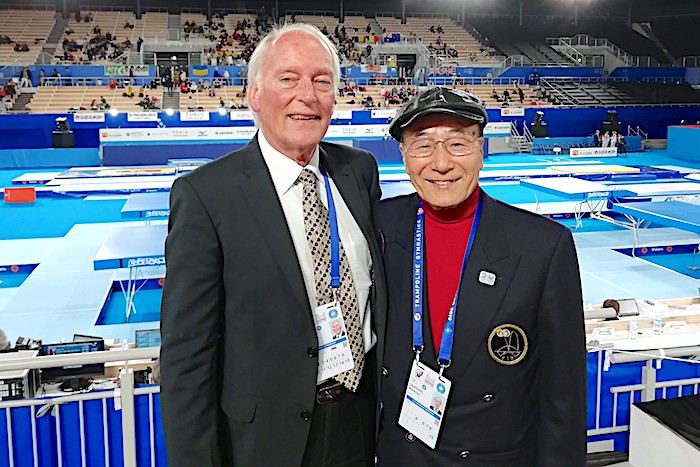 Horst Kunze mit dem ehemaligen TK-Mitglied der 90er Jahre Masanori Obayashi aus Japan.